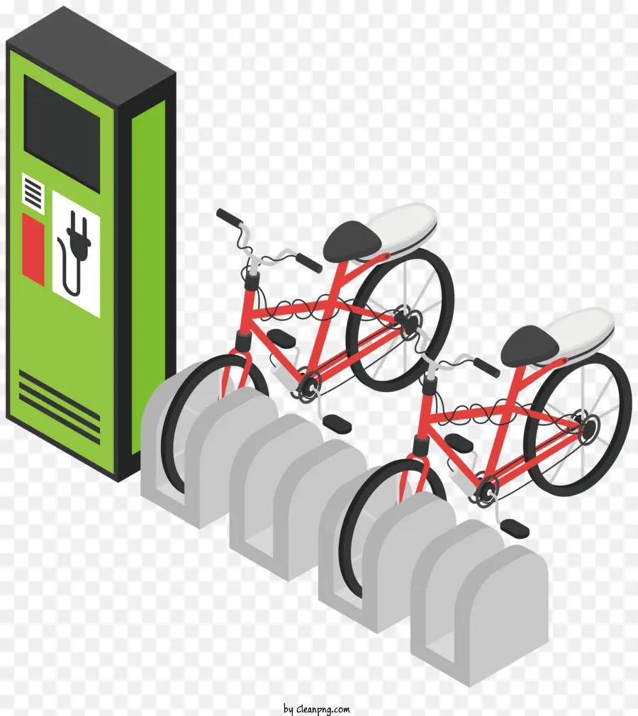 Зарядная станция велосипеда，Электрическое велосипедное зарядное устройство PNG