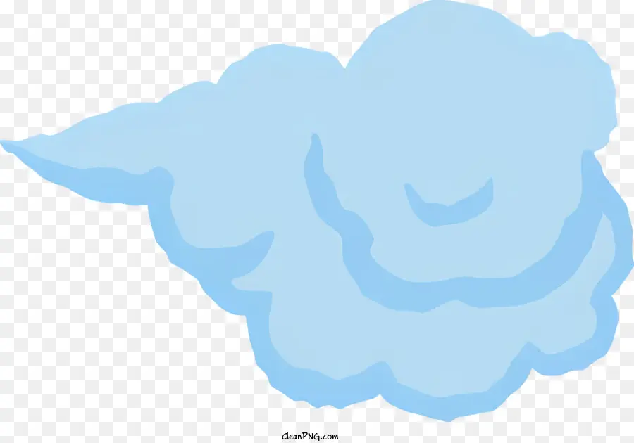 облако，синий PNG