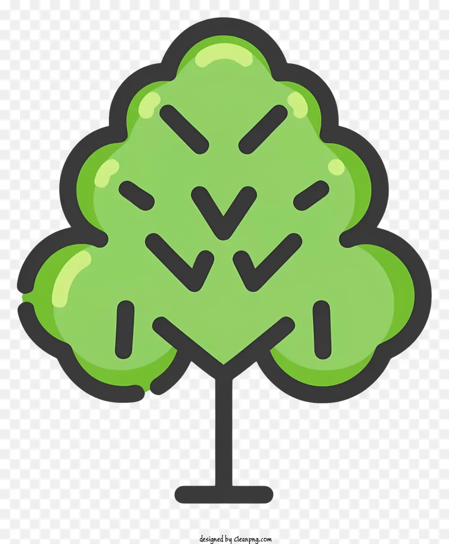 зеленое дерево，листья PNG