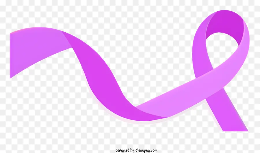 Фиолетовая лента，спиральная форма PNG
