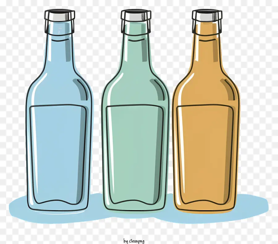 бутылки，Colors PNG