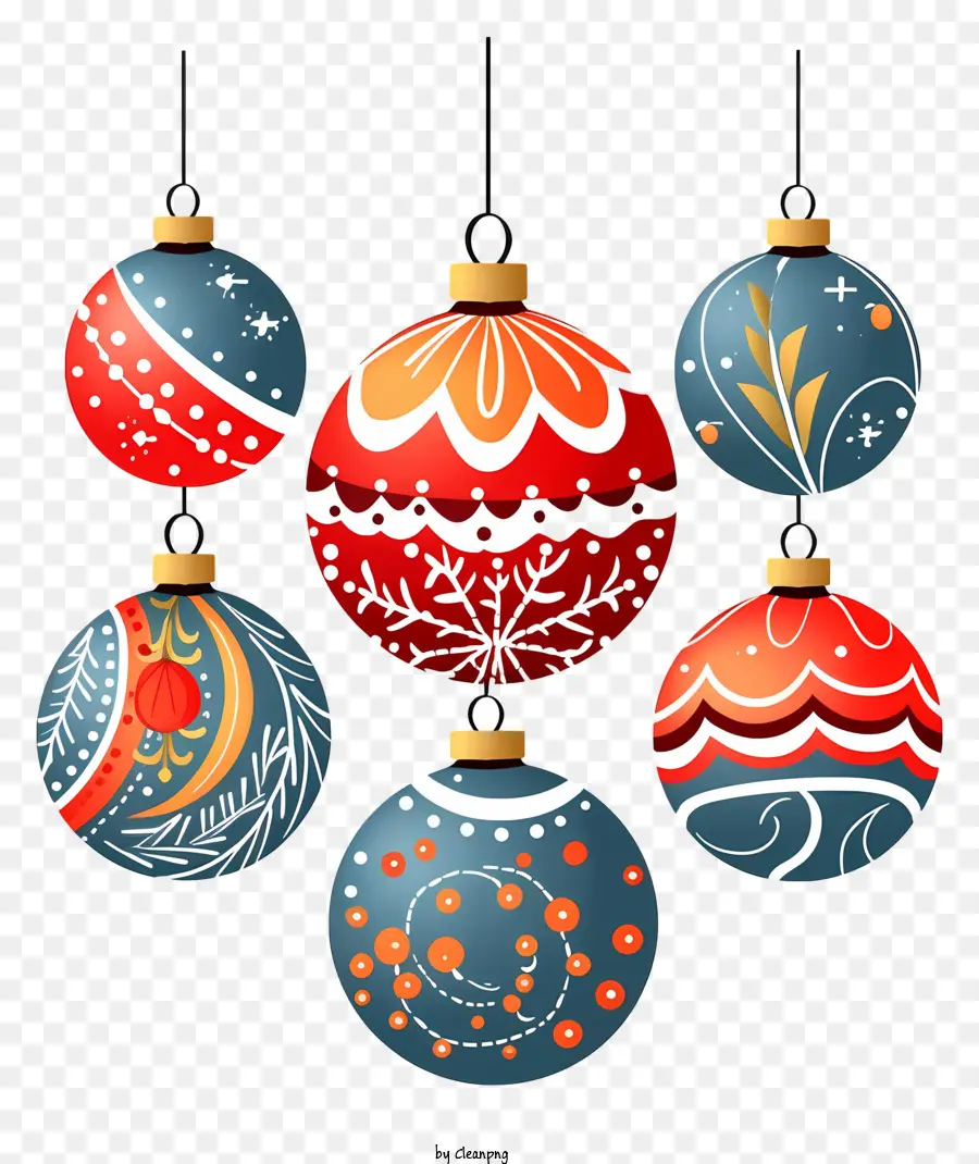 Christmas Ornaments，узор Снежинка PNG