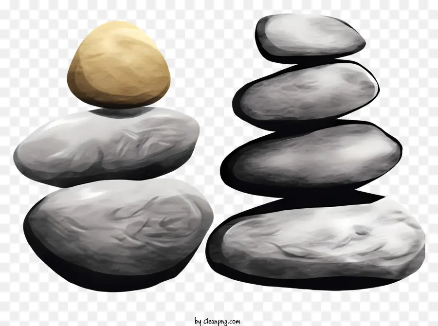 Стокинг камня，искусство дзен PNG