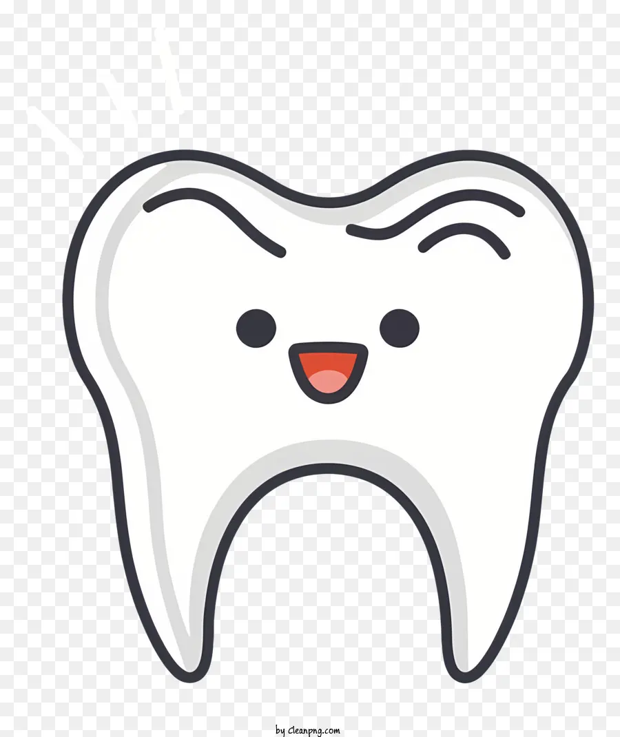счастливый зуб，Улыбающиеся зубы PNG