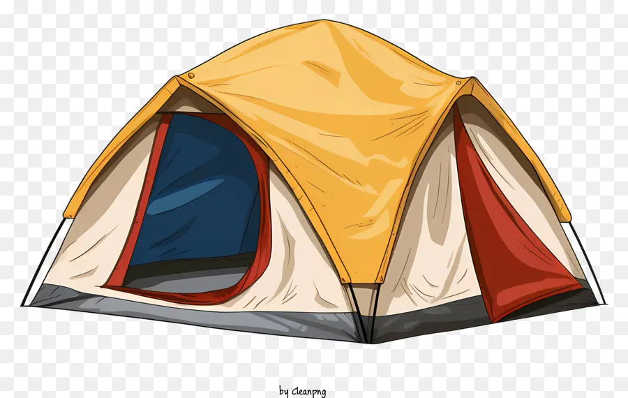 палатка，открытый PNG