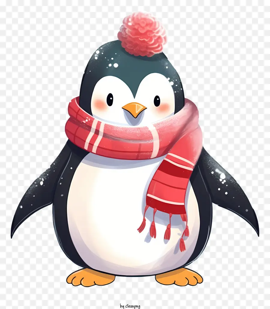 Пингвин，Зимняя одежда PNG