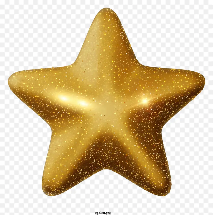 Golden Star，Звездный объект PNG