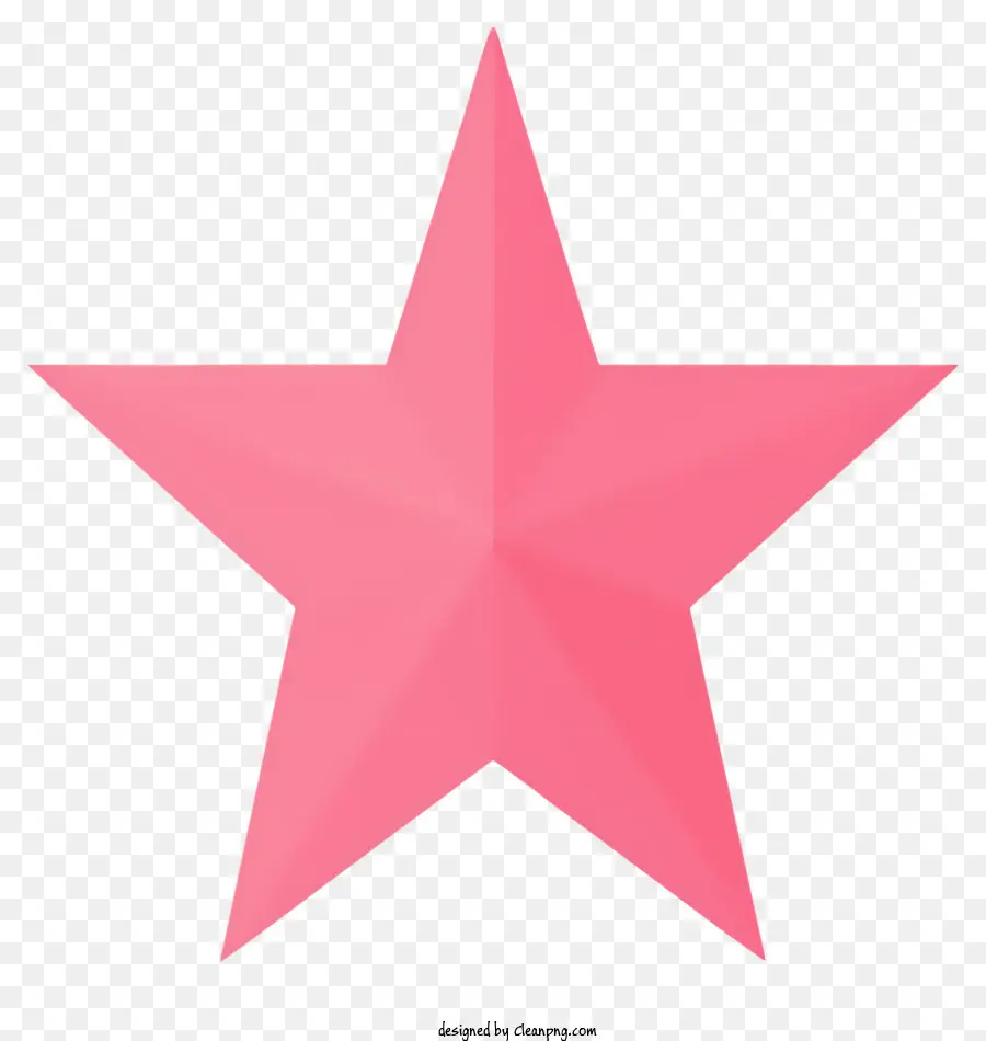 розовая звезда，Симметричная звезда PNG