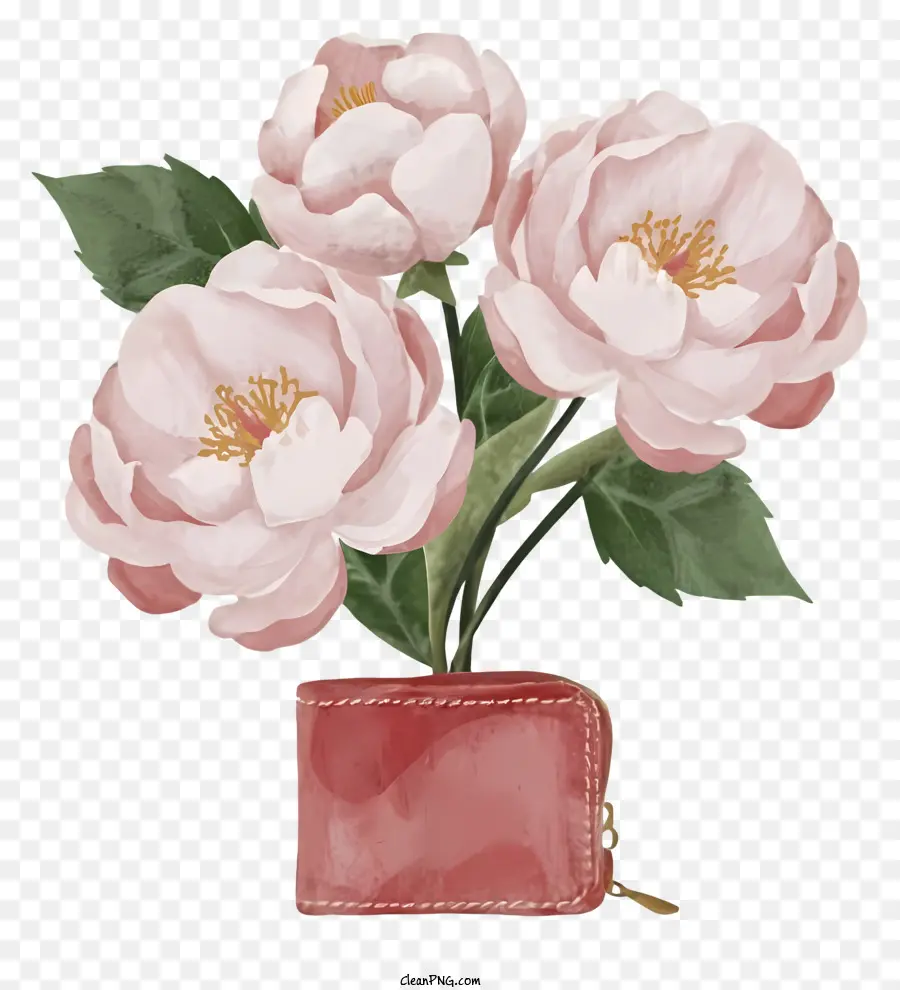букет，розовые розы PNG