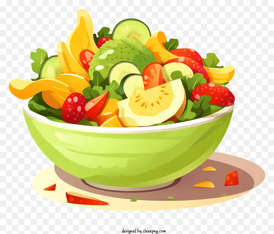 смешанные фрукты и овощи，миска фруктов и овощей PNG