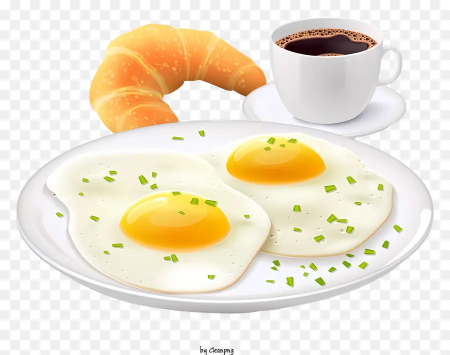 завтрак，Eggs PNG