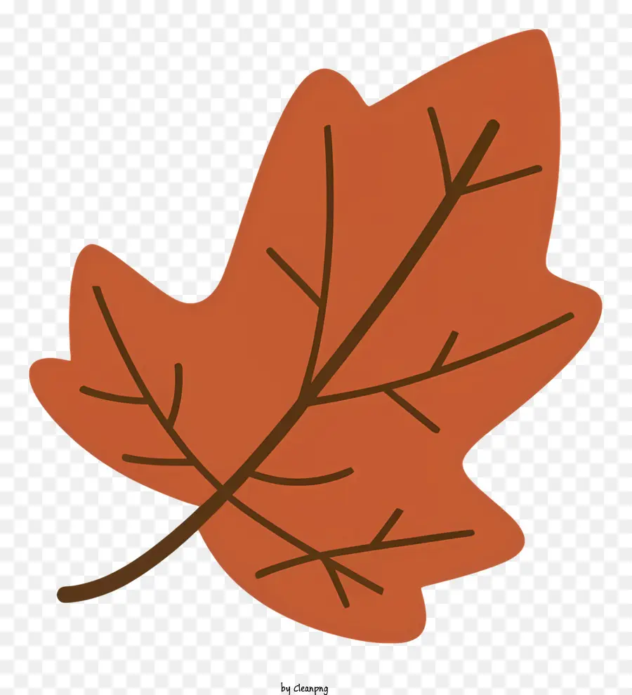 оранжевый лист，коричневые пятна PNG