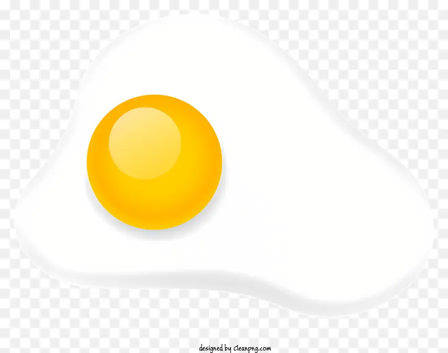 Жареное яйцо，завтрак еда PNG