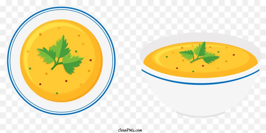 горячий суп，миска супа PNG