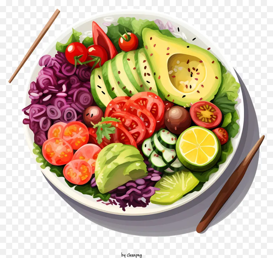 красочный салат，овощи PNG