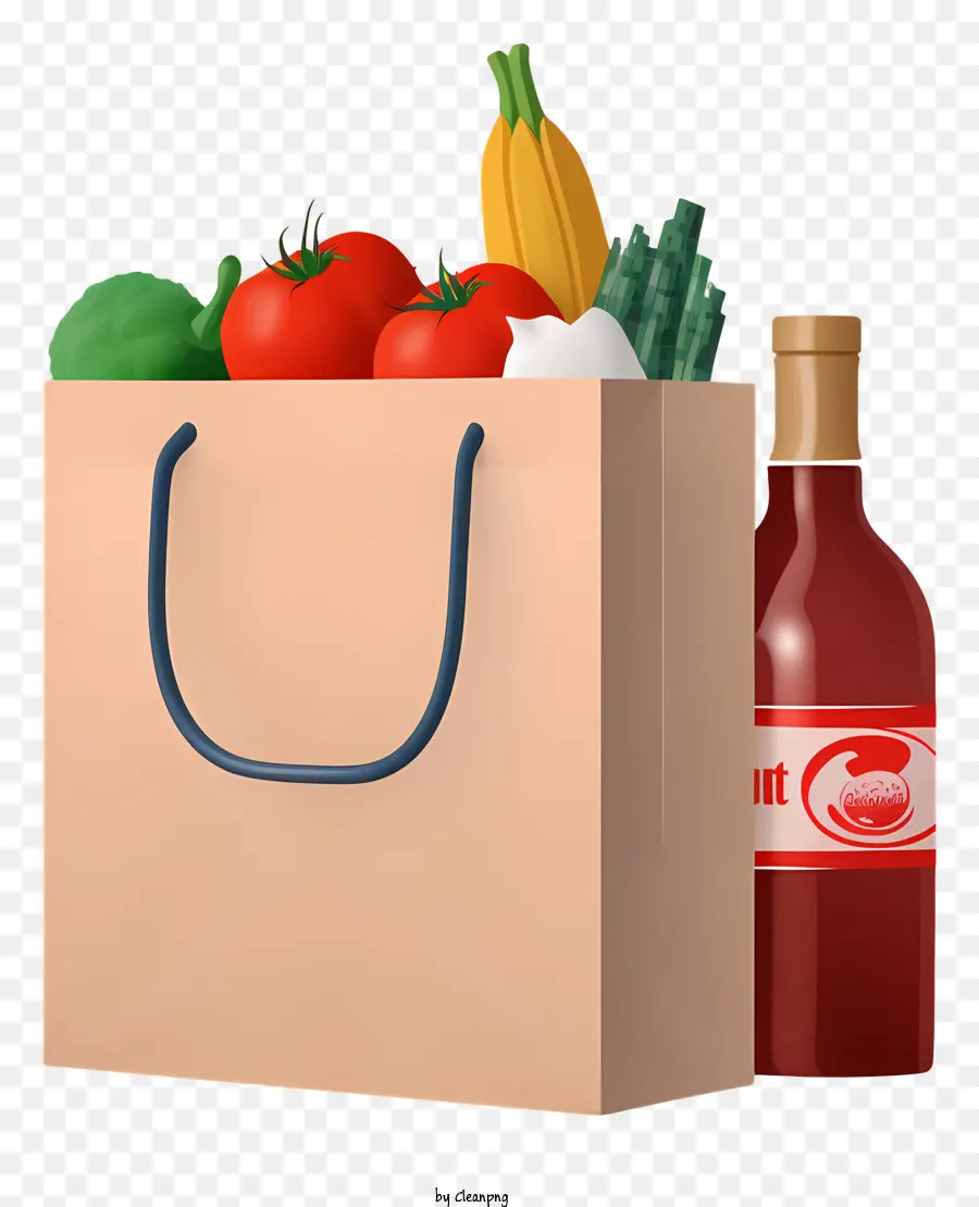 хозяйственная сумка，Fruits PNG