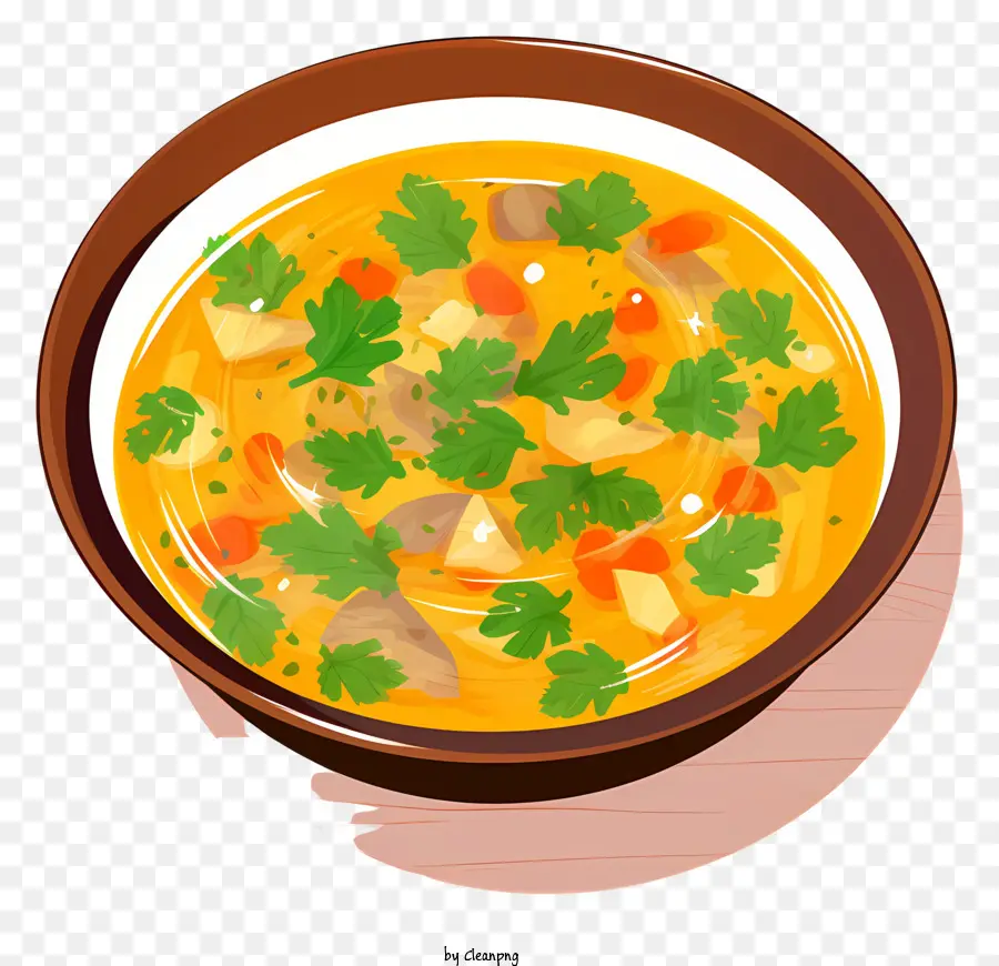 Куриный суп，Овощной суп PNG