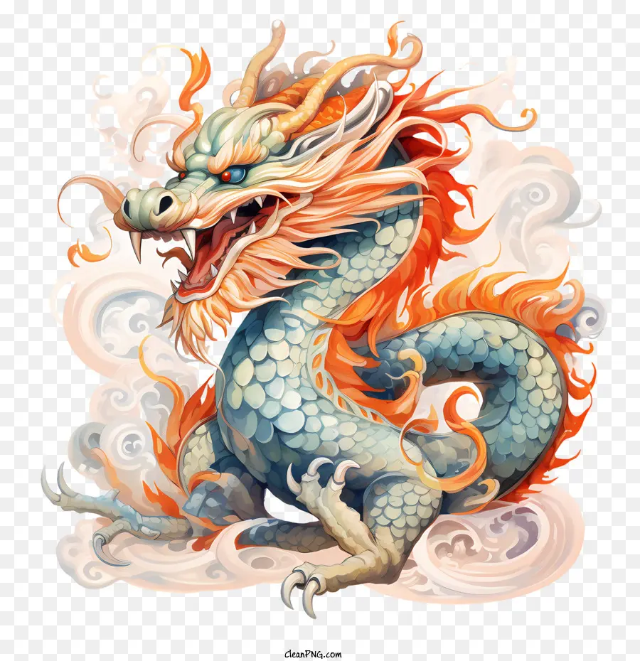 китайский дракон，Дракон PNG