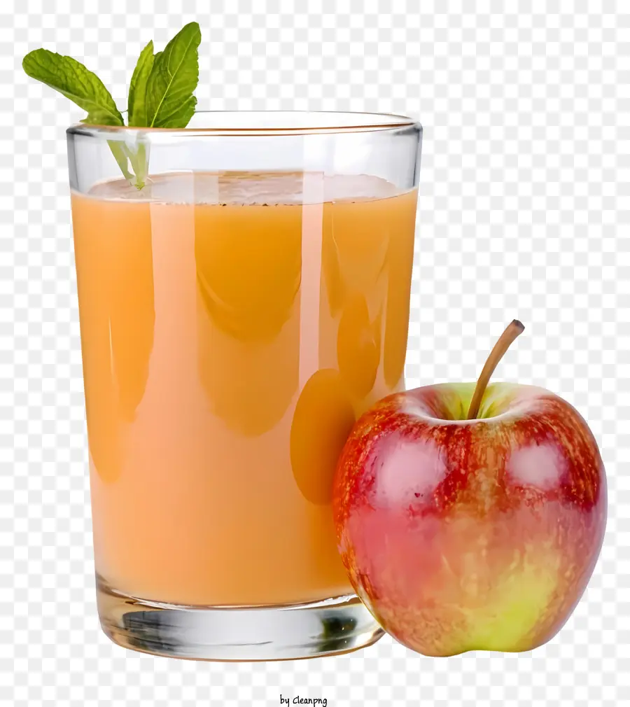 апельсиновый сок，яблоко PNG