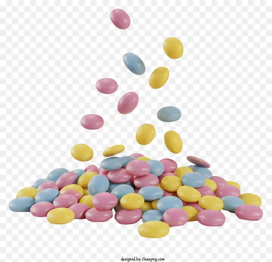 конфеты，разноцветные PNG