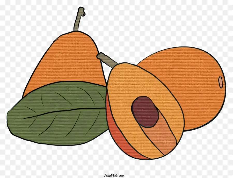 персики，спелые персики PNG
