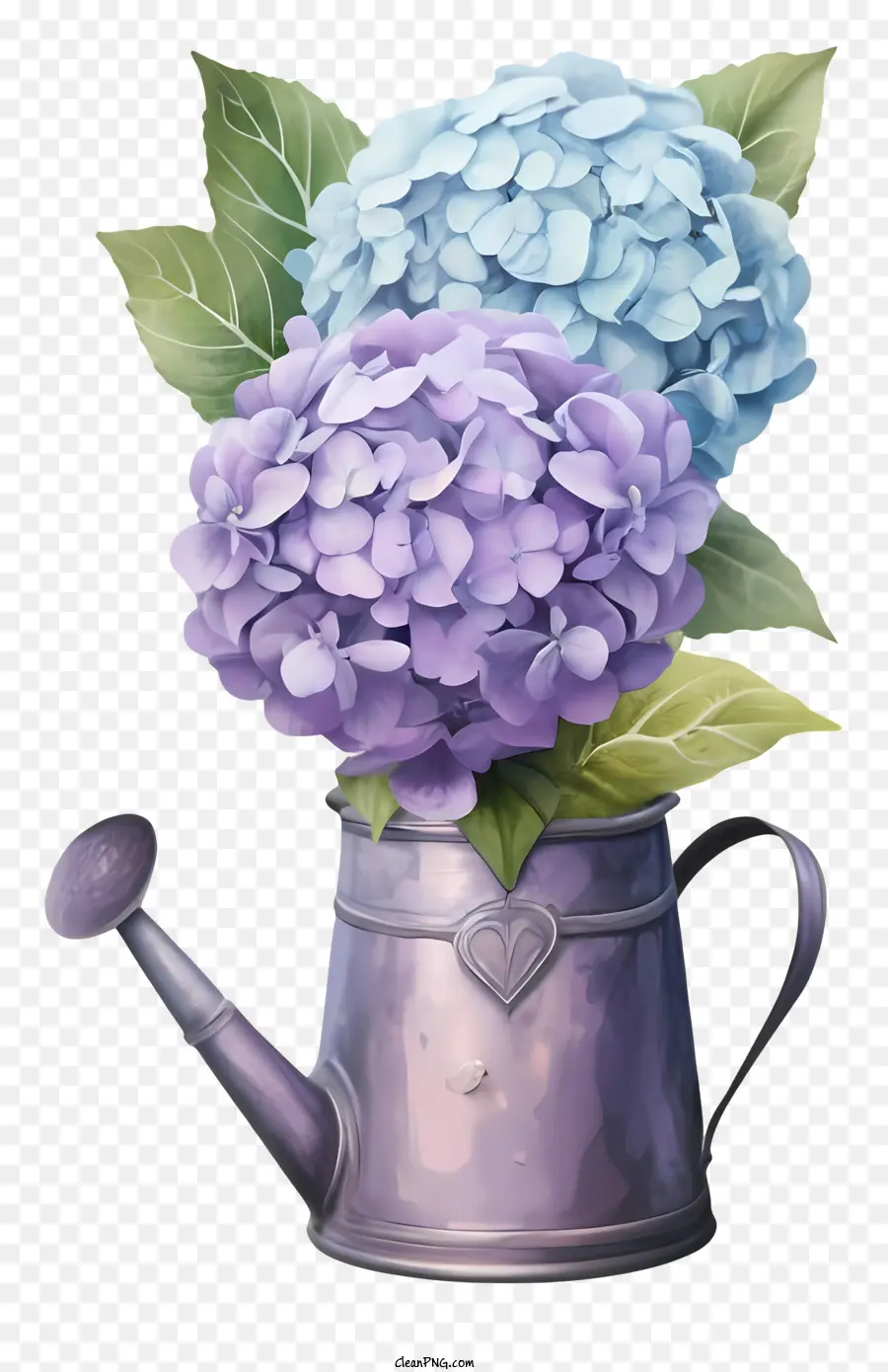 ваза для цветов，Металлический материал PNG