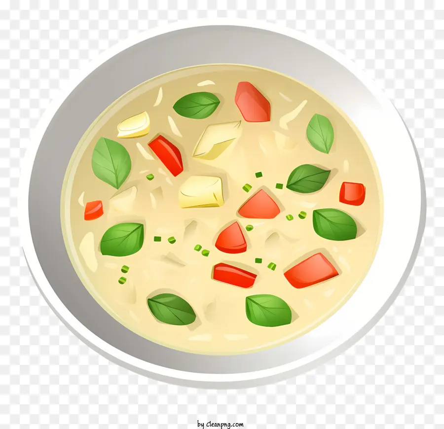 сливочный суп，овощи PNG