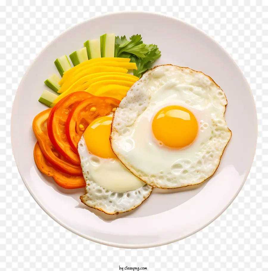 Завтрак блюдо，Бедный желток PNG