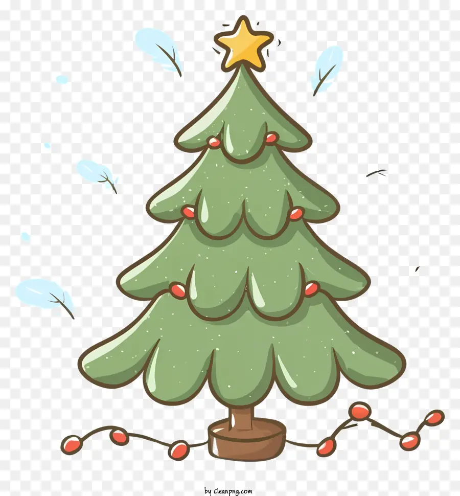 Рождественская елка，мультфильм PNG