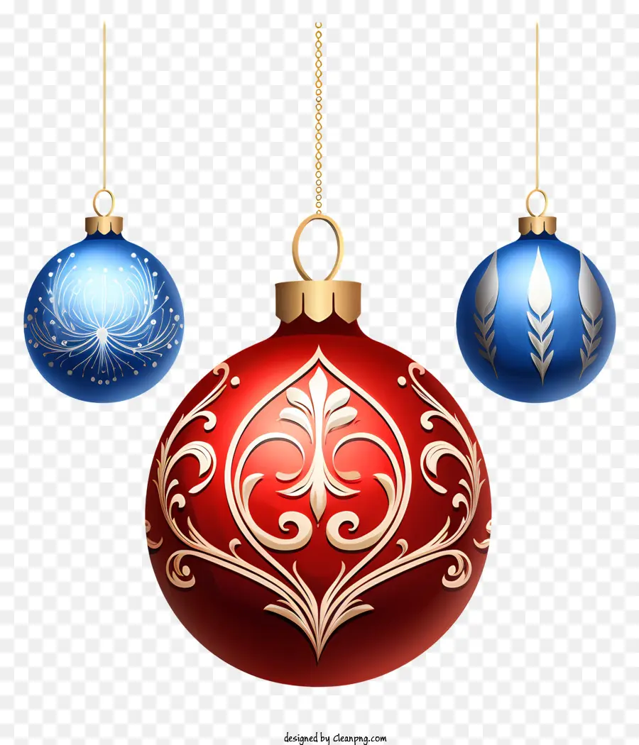 Christmas Ornaments，висящие украшения PNG