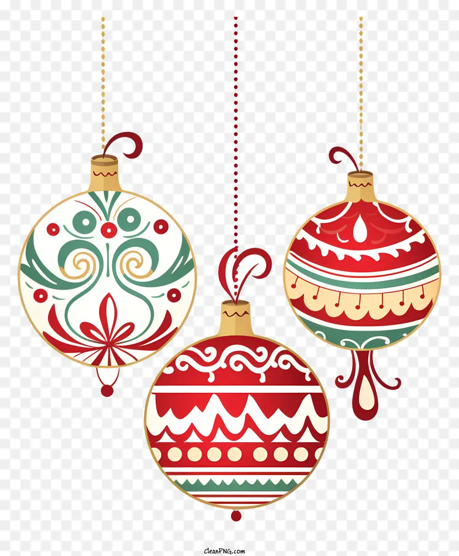 Christmas Ornaments，Decorations PNG