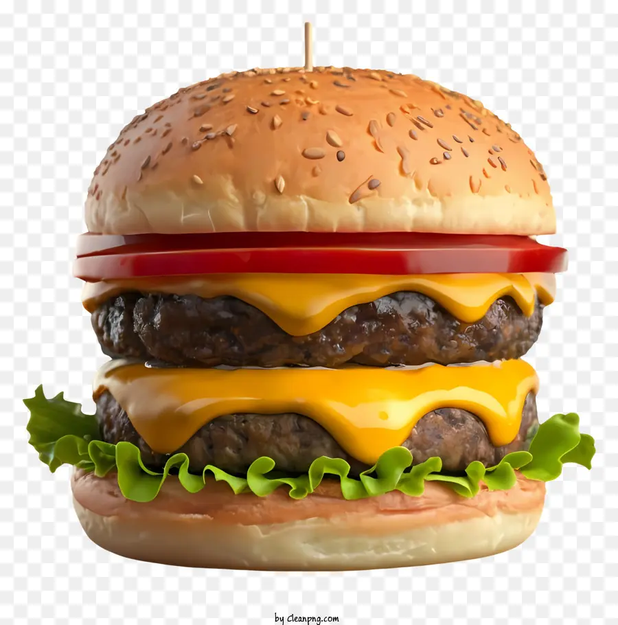 Гамбургер，чизбургер PNG
