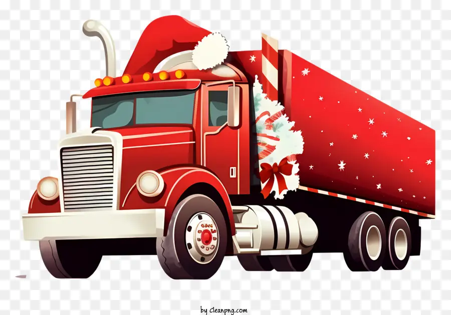 грузовик，Санта Клауса Шляпа PNG