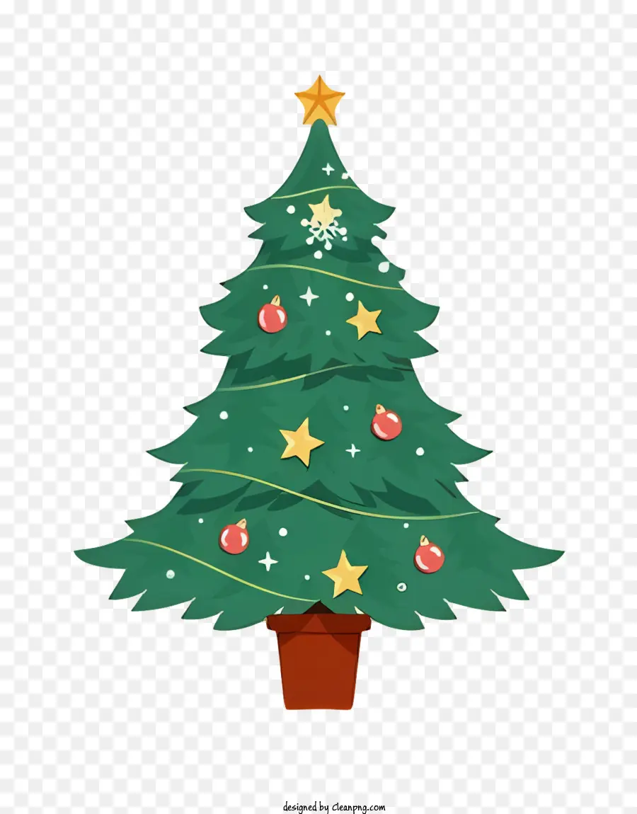 Рождественская елка，Decorations PNG