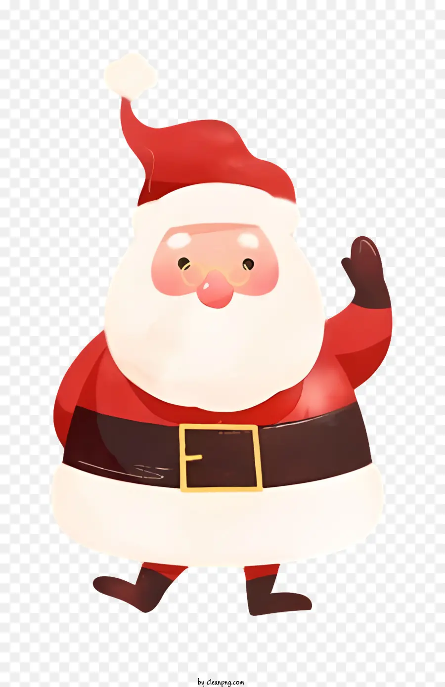 мультфильм Санта Клаус，Санта Клаус волна PNG
