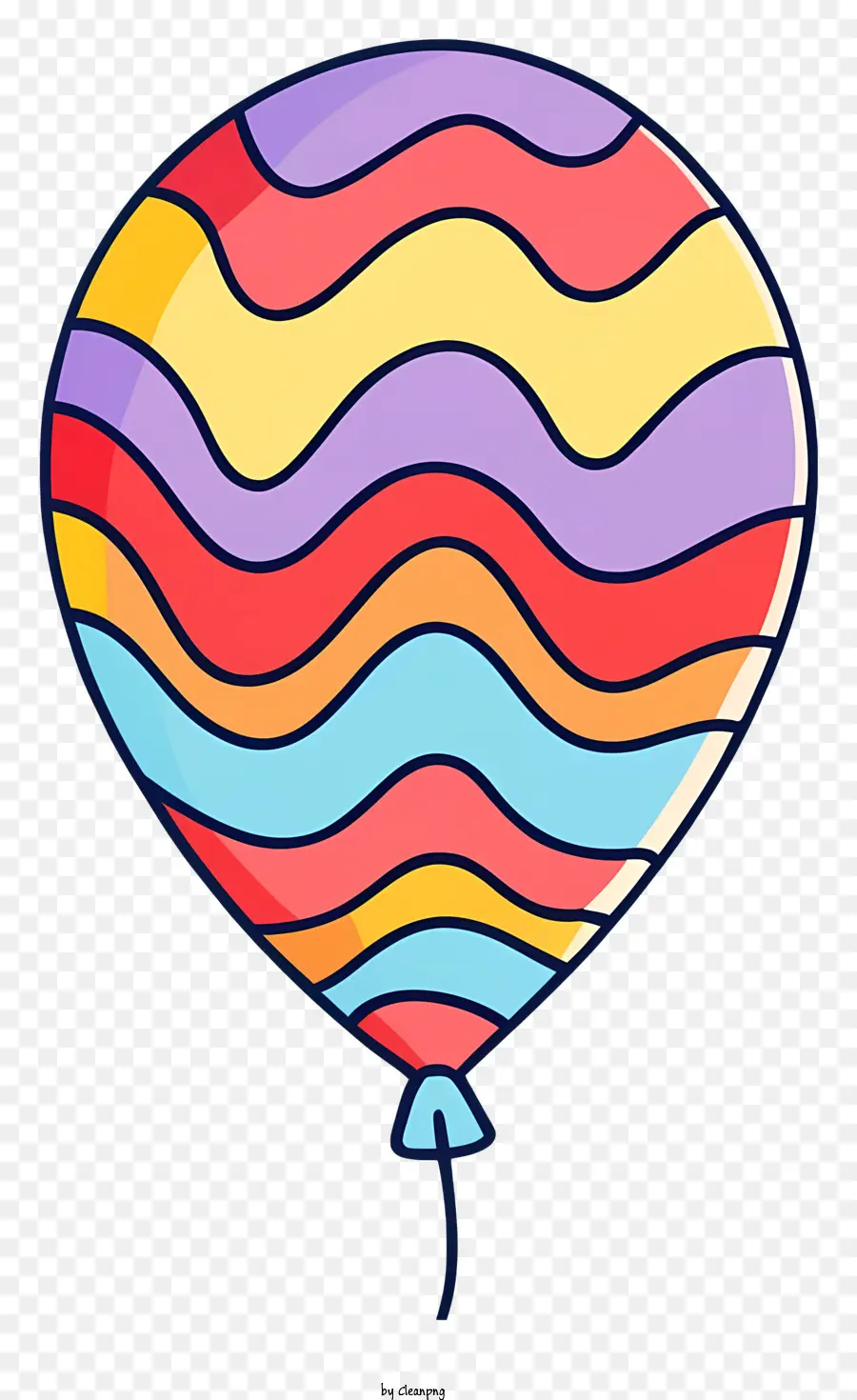 абстрактный воздушный шар，красочный воздушный шар PNG