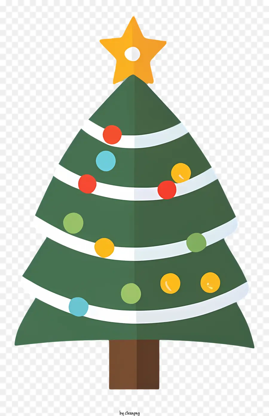 Рождественская елка，звезда PNG
