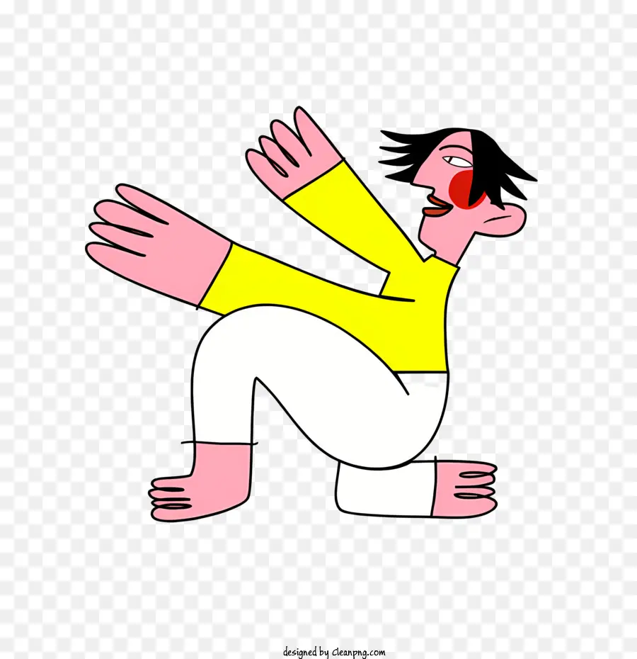 персонажа из мультфильма，желтая рубашка PNG