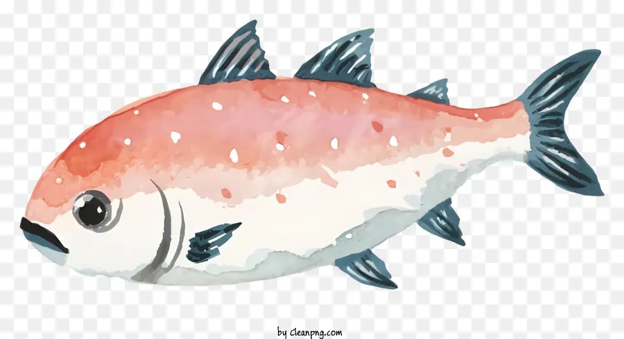 Рыбы，синие весы PNG