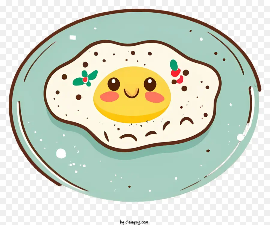 Жареное яйцо，Улыбающее яйцо PNG