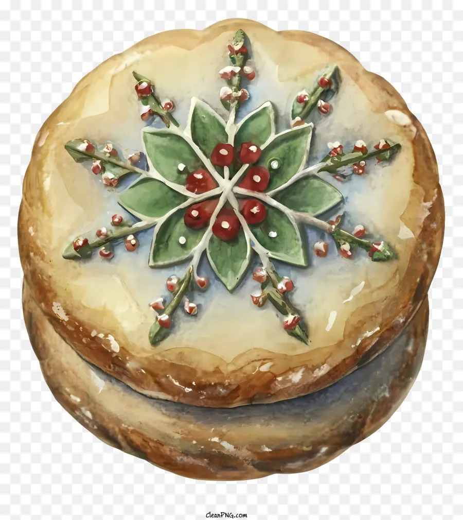Рождественское печенье，украшенное печенье PNG