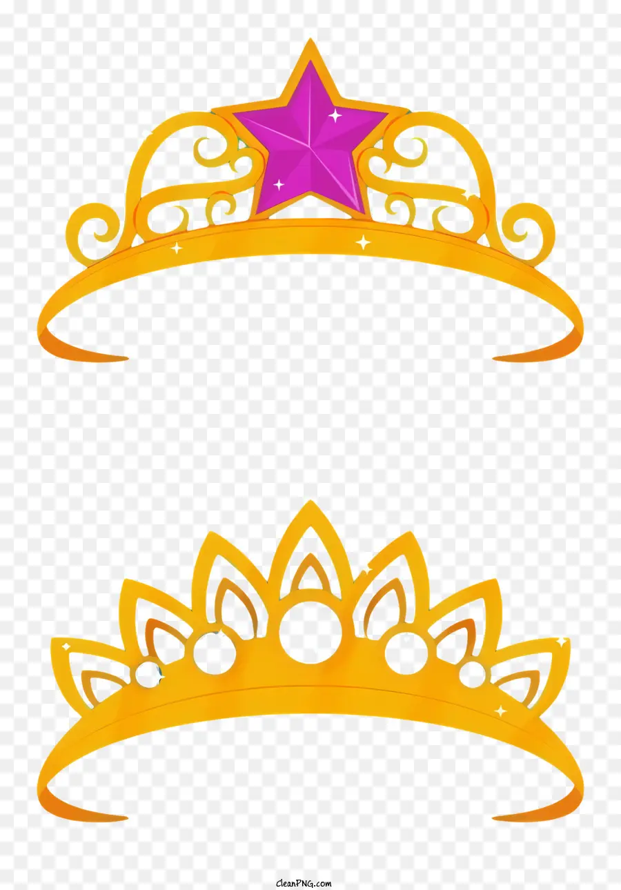 Золотая Корона，Звездная корона PNG