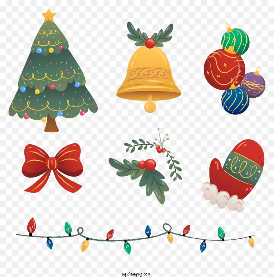 Christmas Ornaments，Christmas Decorations PNG