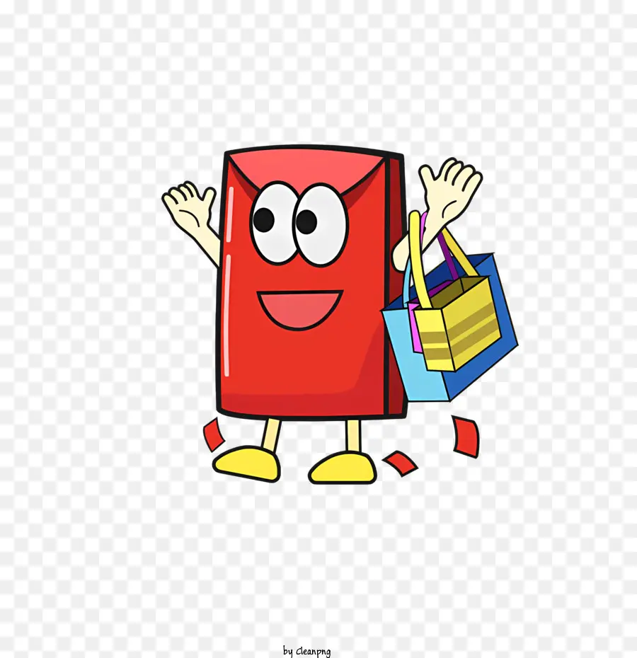 персонажа из мультфильма，хозяйственные сумки PNG