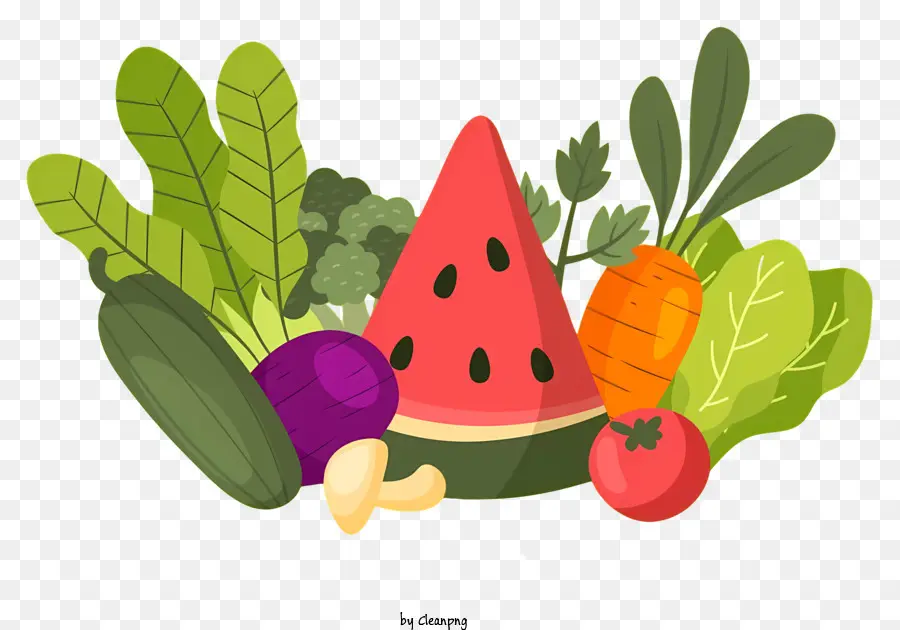 фрукты и овощи，здоровое питание PNG