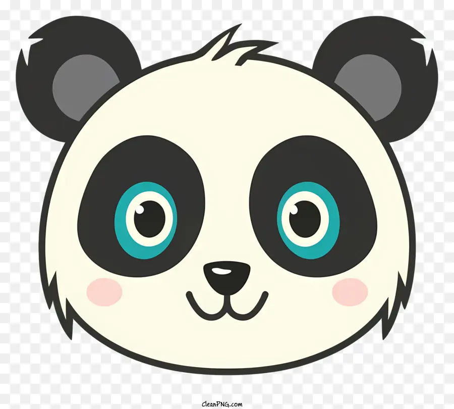 Panda Bear，большие глаза PNG