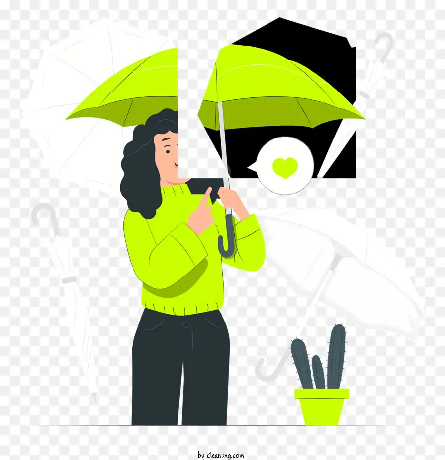 дождливый день，Зонтик PNG