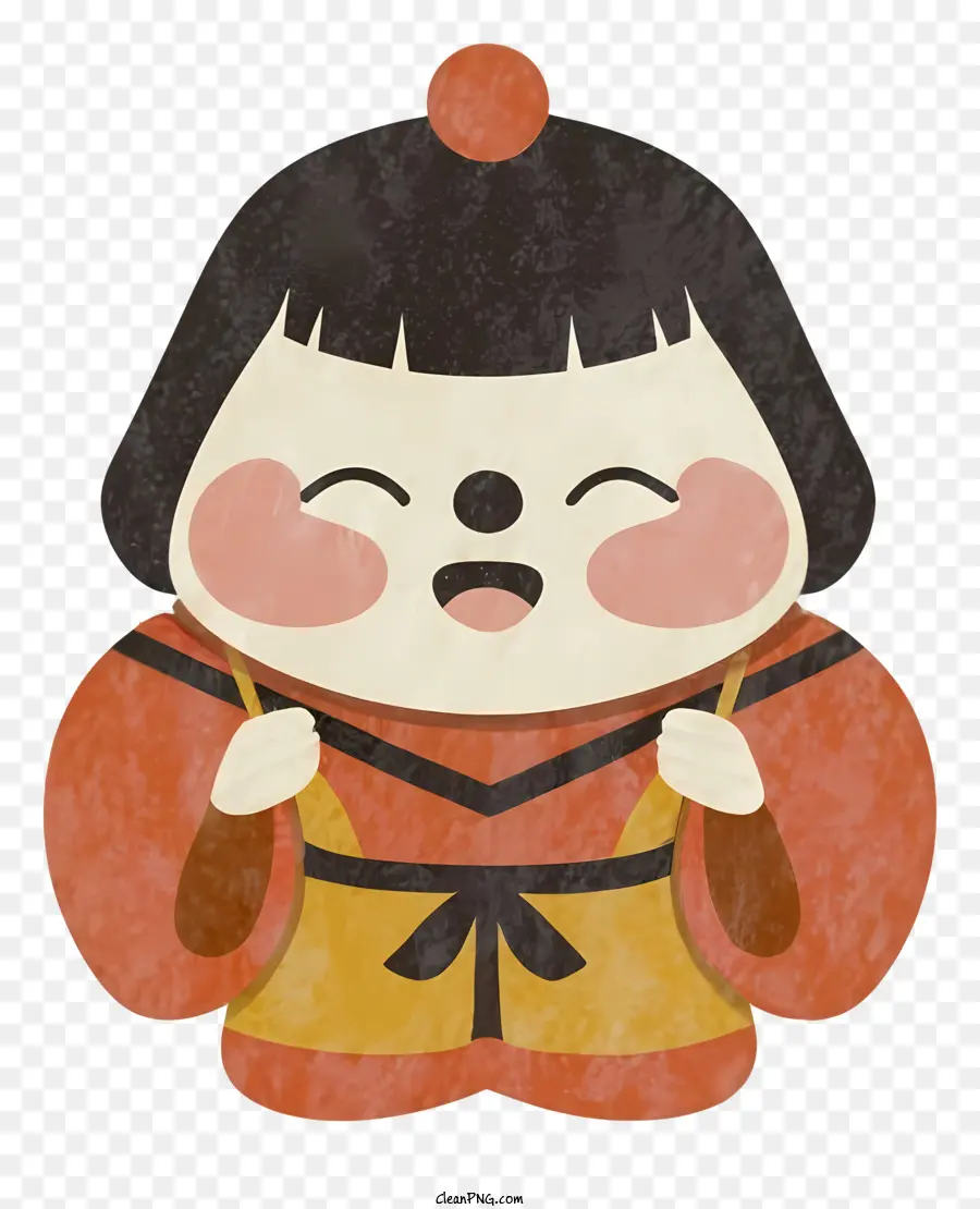 персонажа из мультфильма，Традиционная японская одежда PNG