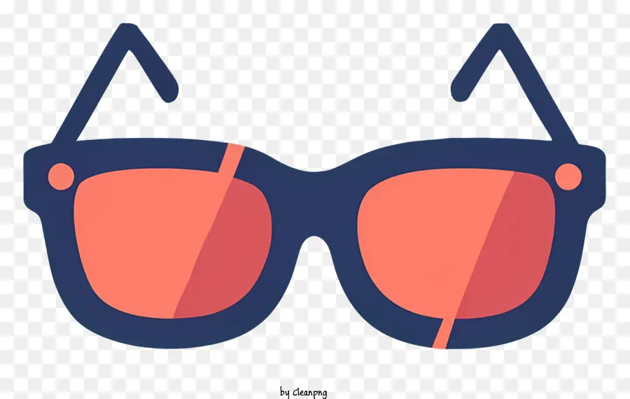 синий очки，розовые очки PNG