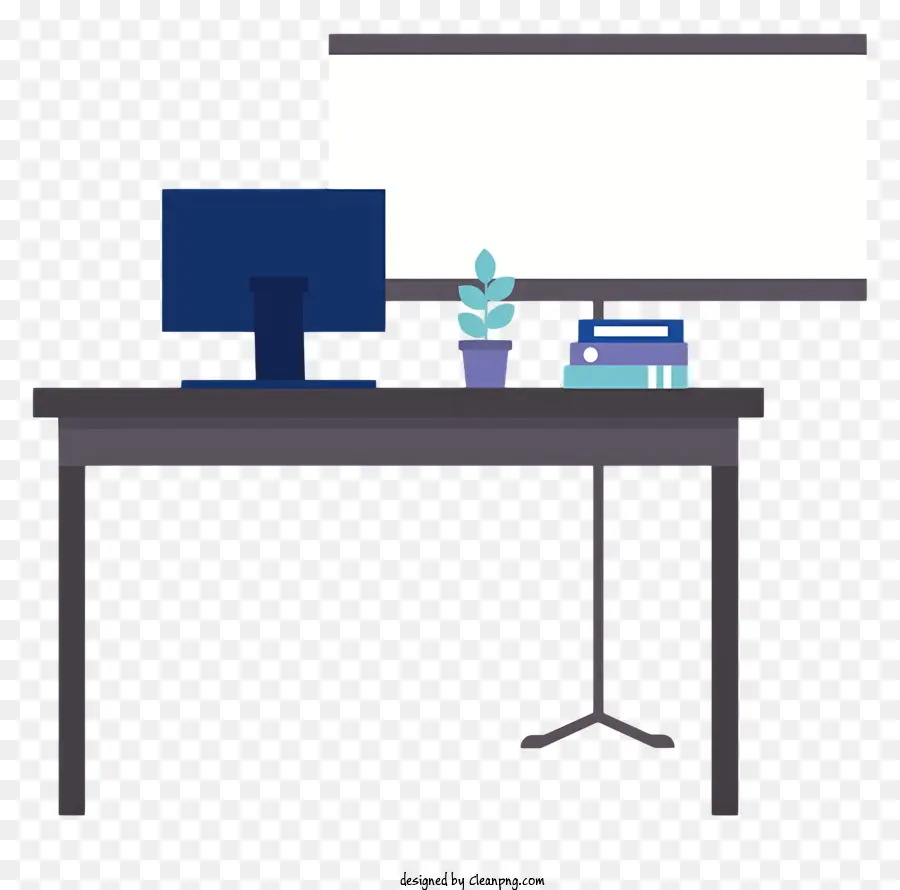 Компьютерный стол，компьютер PNG
